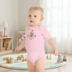 Baby short sleeve Pink one piece - IVORYNN