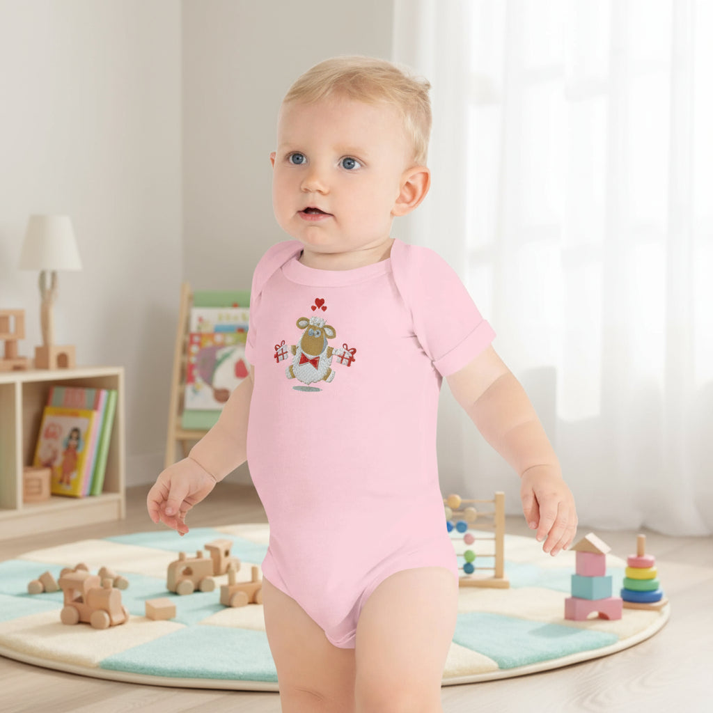 Baby short sleeve Pink one piece - IVORYNN