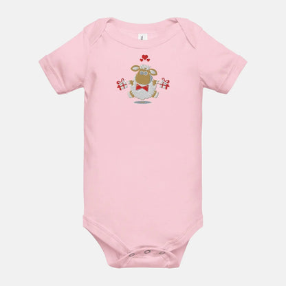 Baby short sleeve Pink one piece - IVORYNN