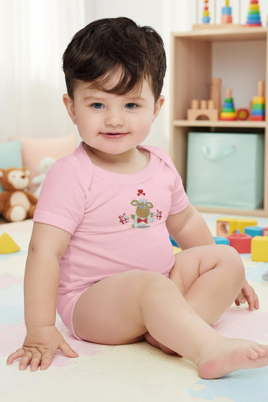 Baby short sleeve Pink one piece - IVORYNN
