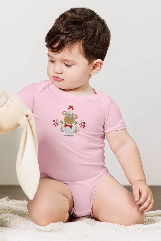Baby short sleeve Pink one piece - IVORYNN
