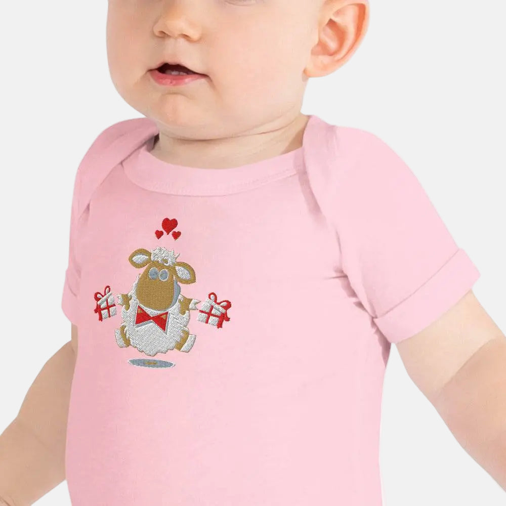 Baby short sleeve Pink one piece - IVORYNN