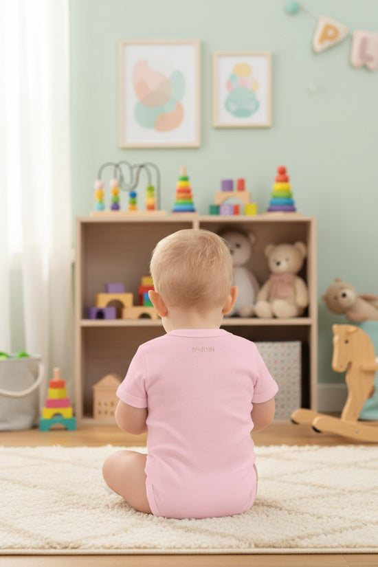 Baby short sleeve Pink one piece - IVORYNN