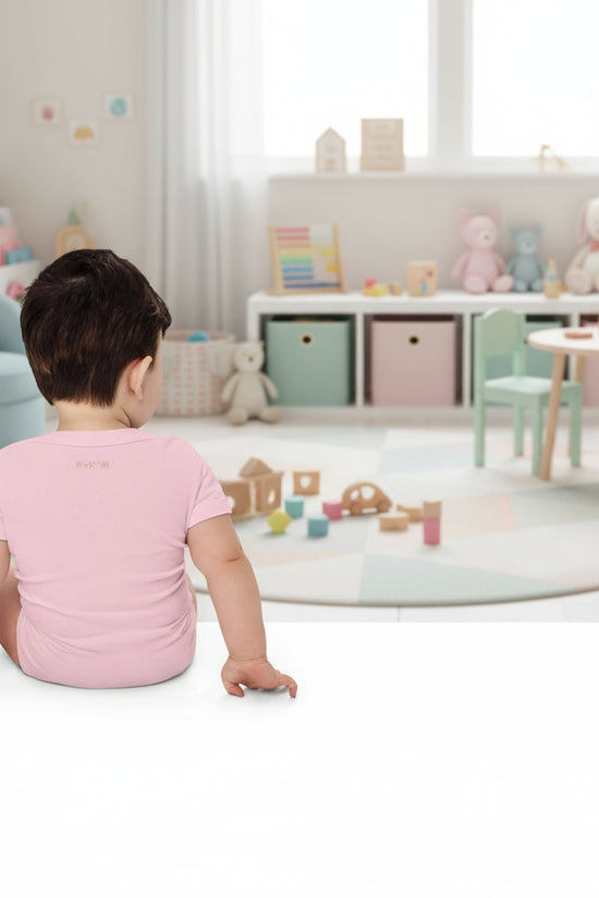 Baby short sleeve Pink one piece - IVORYNN