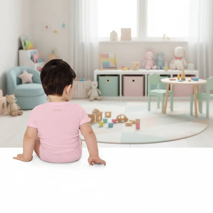 Baby short sleeve Pink one piece - IVORYNN