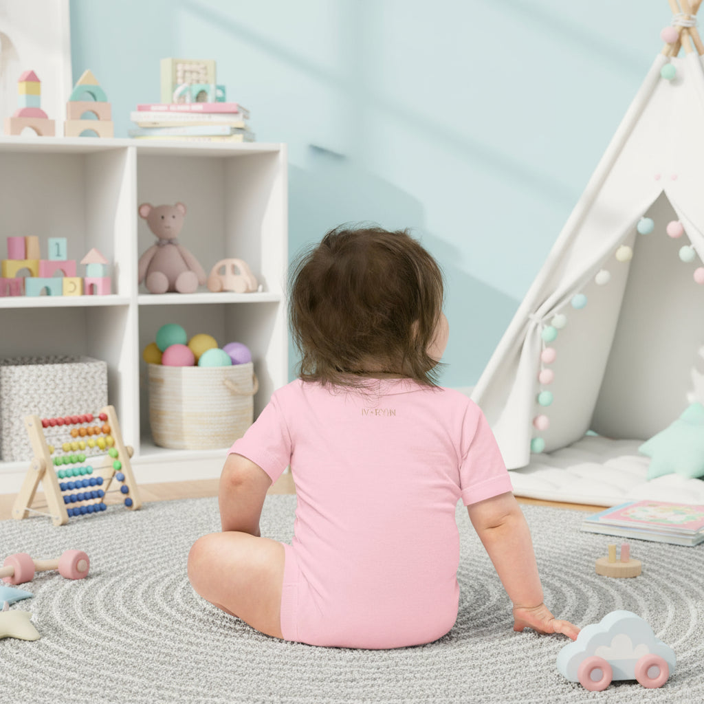 Baby short sleeve Pink one piece - IVORYNN