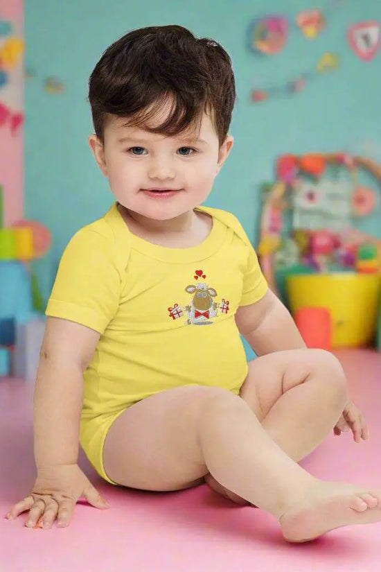Baby short sleeve Yallow one piece - IVORYNN