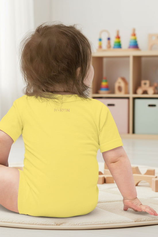Baby short sleeve Yallow one piece - IVORYNN