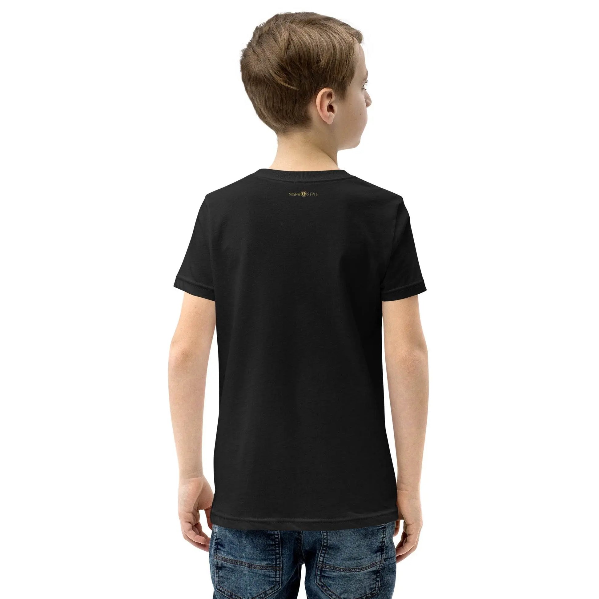 Belly Laugh Youth Short Sleeve Black T-Shirt - IVORYNN