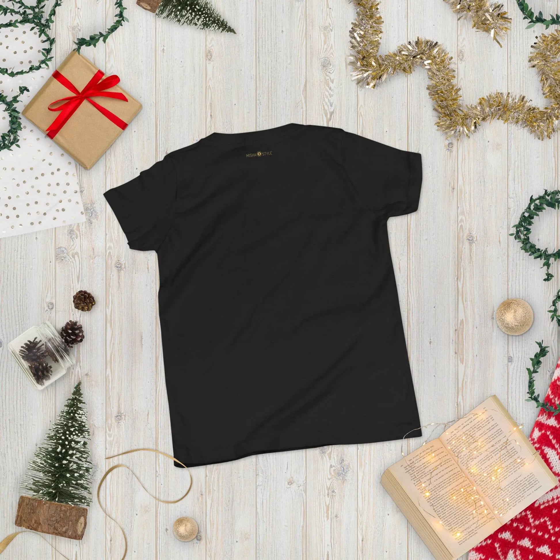 Belly Laugh Youth Short Sleeve Black T-Shirt - IVORYNN