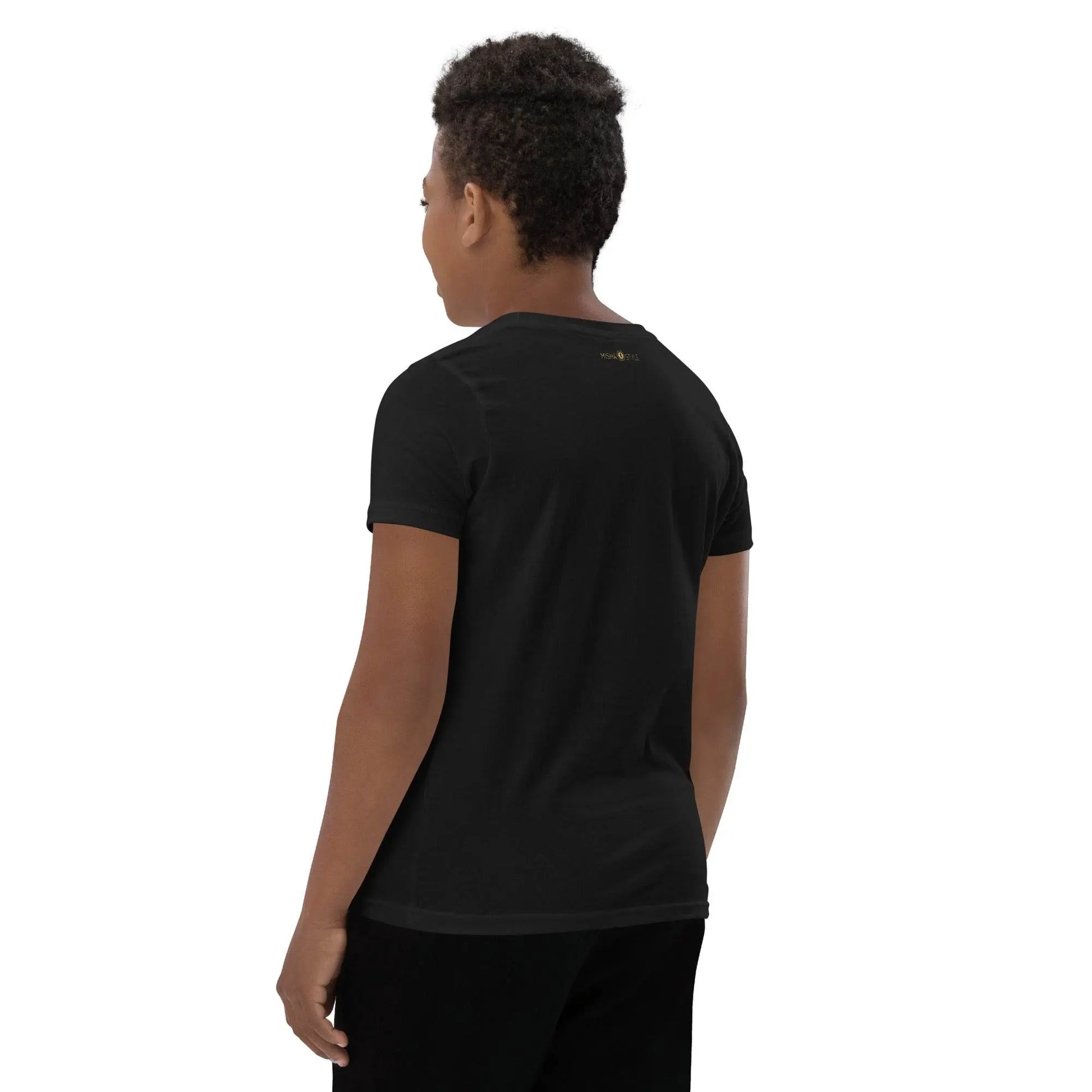 Belly Laugh Youth Short Sleeve Black T-Shirt - IVORYNN