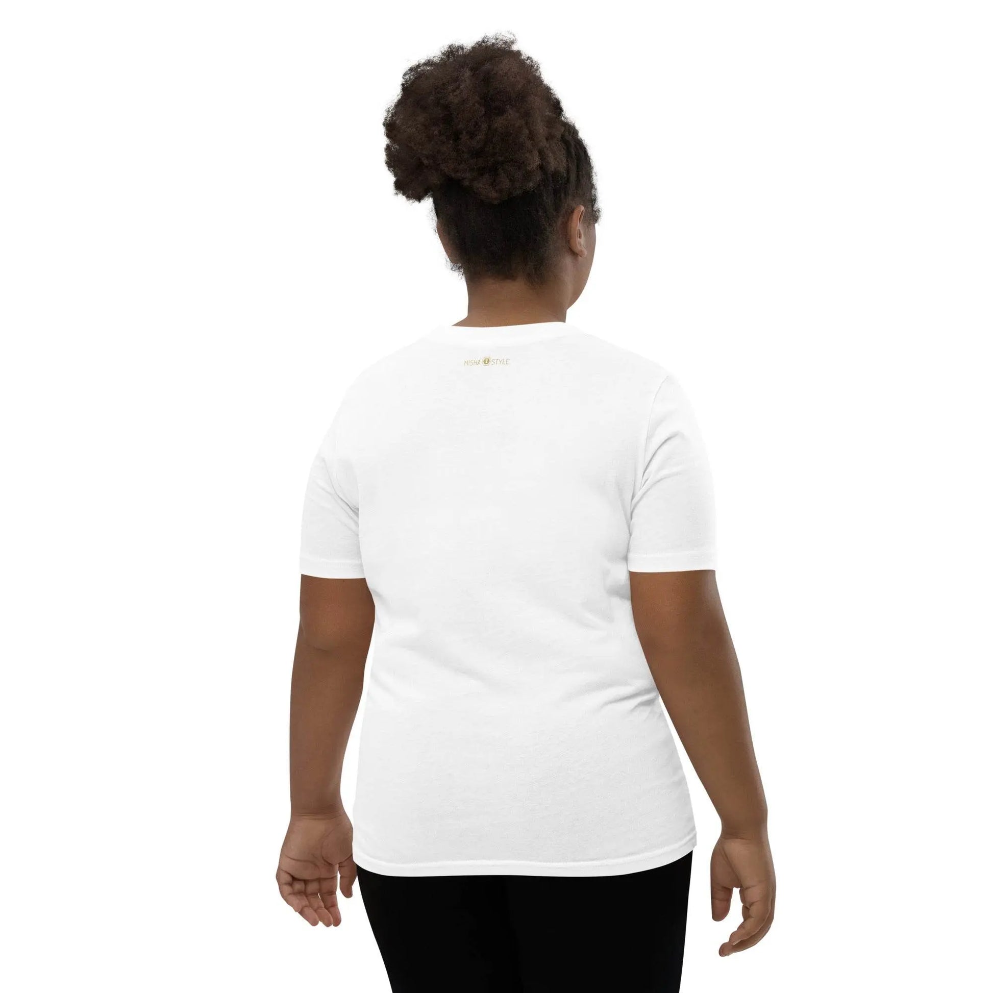 Belly Laugh Youth Short Sleeve Green and white T-Shirt - IVORYNN