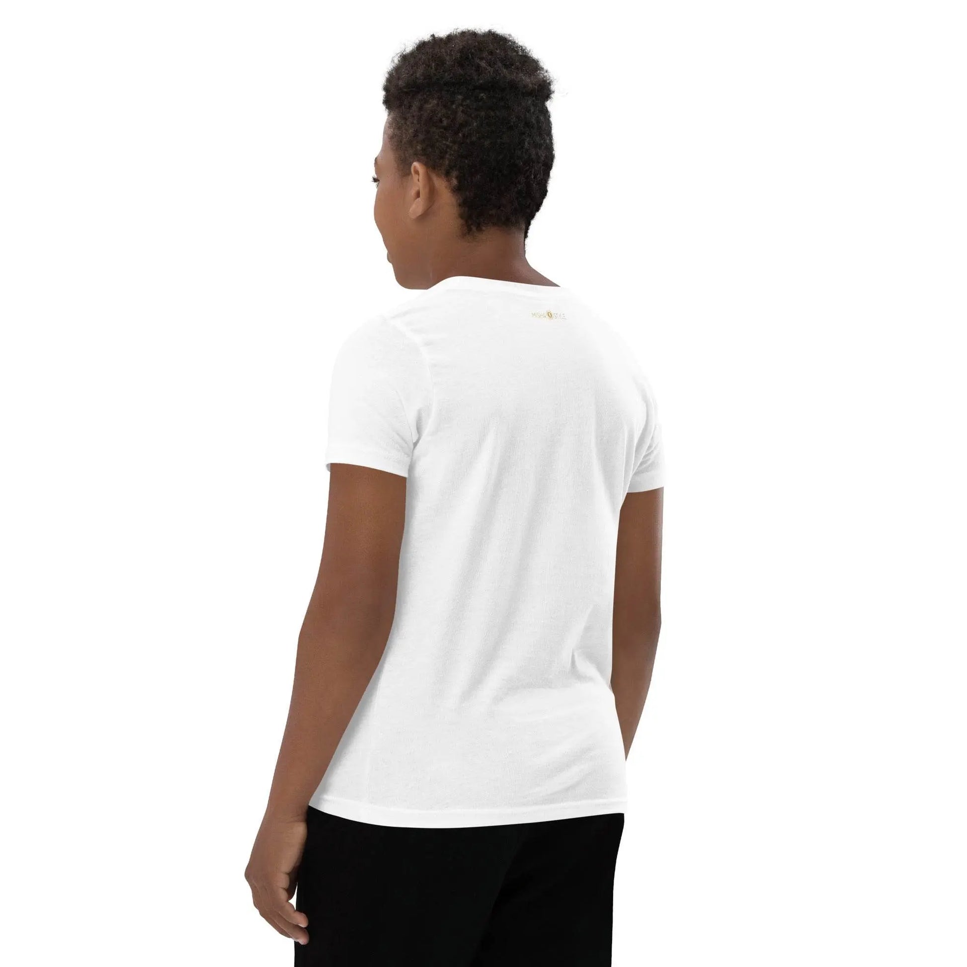 Belly Laugh Youth Short Sleeve Green and white T-Shirt - IVORYNN