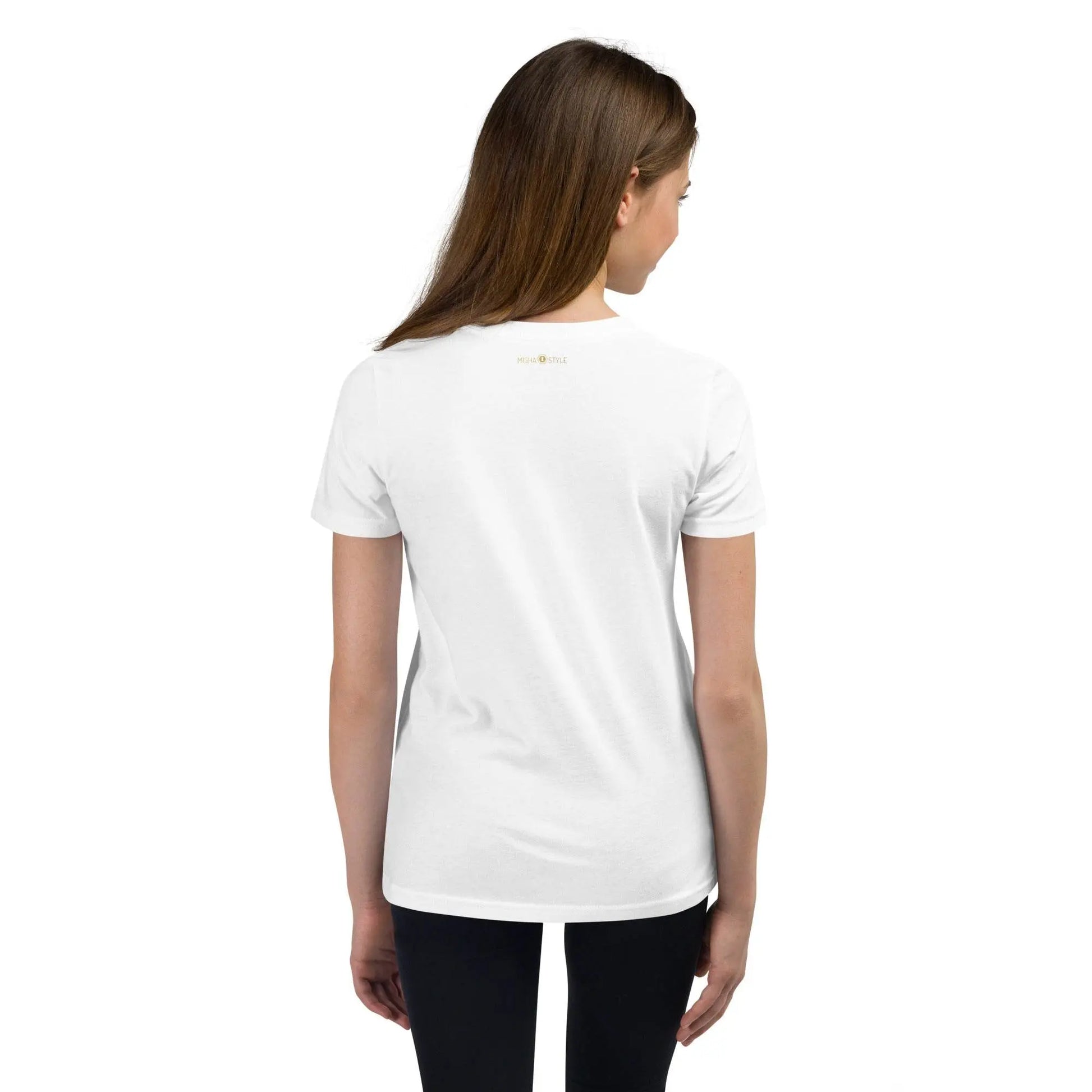 Belly Laugh Youth Short Sleeve Green and white T-Shirt - IVORYNN