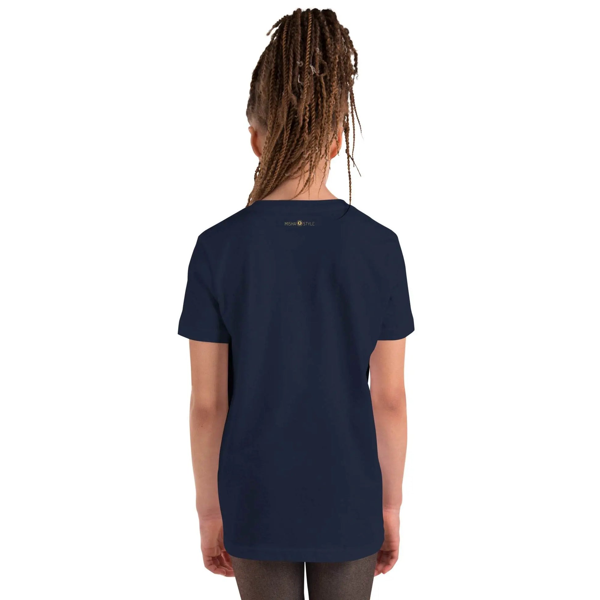 Belly Laugh Youth Short Sleeve Royal Navy T-Shirt - IVORYNN