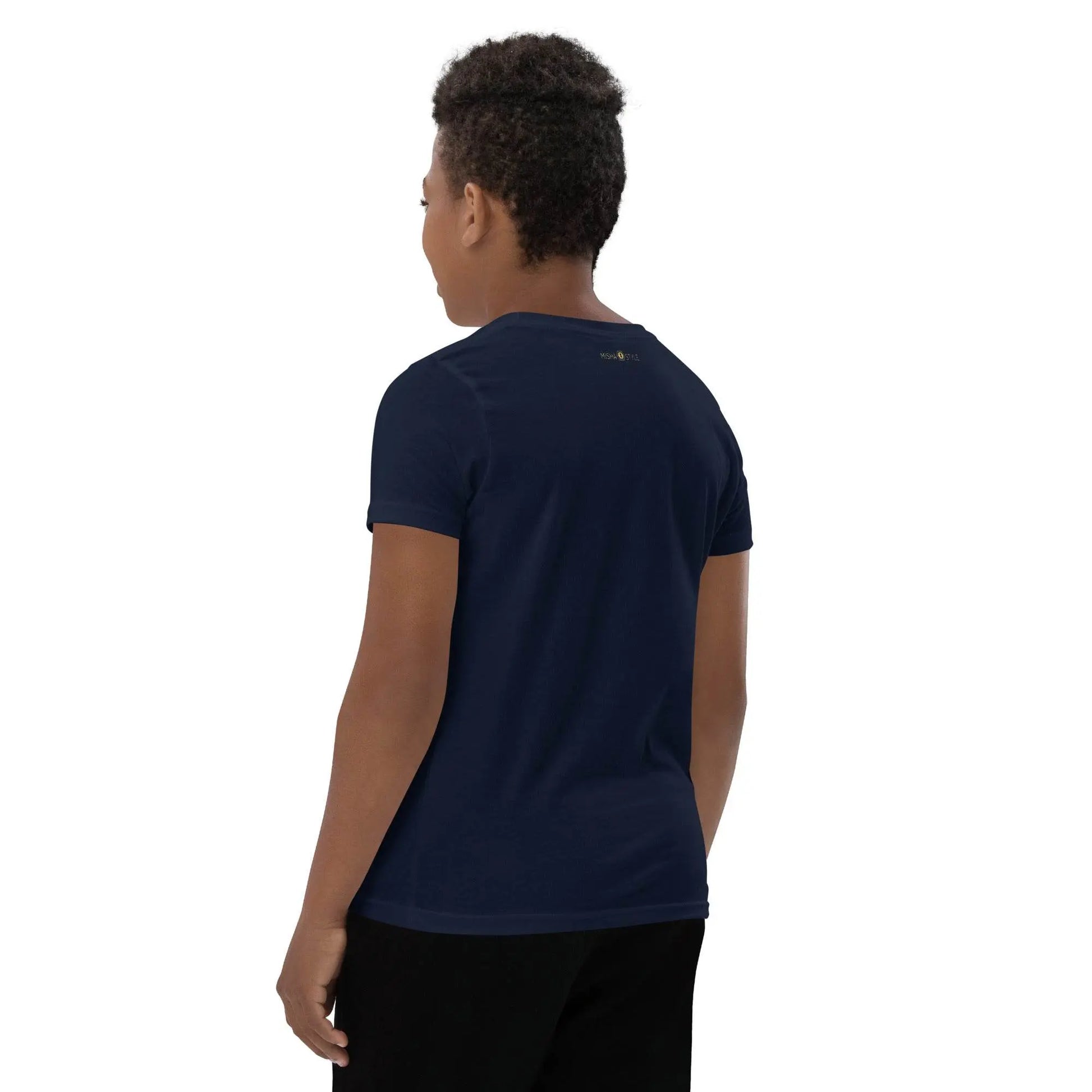 Belly Laugh Youth Short Sleeve Royal Navy T-Shirt - IVORYNN