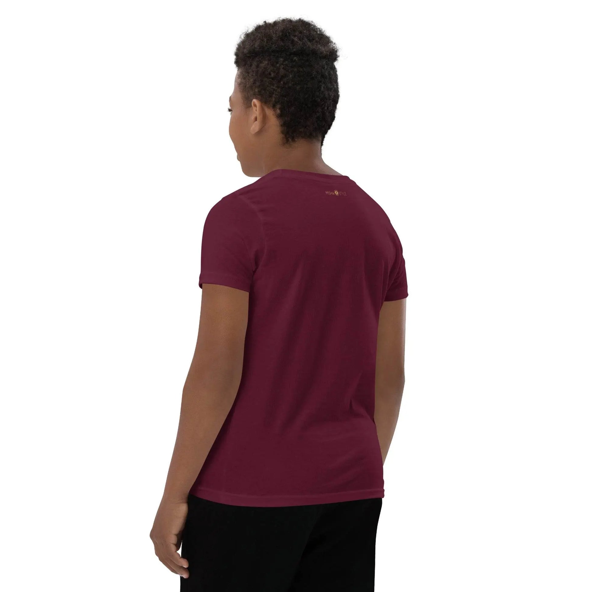 Belly Laugh Youth Short Sleeve Three Red T-Shirt - IVORYNN