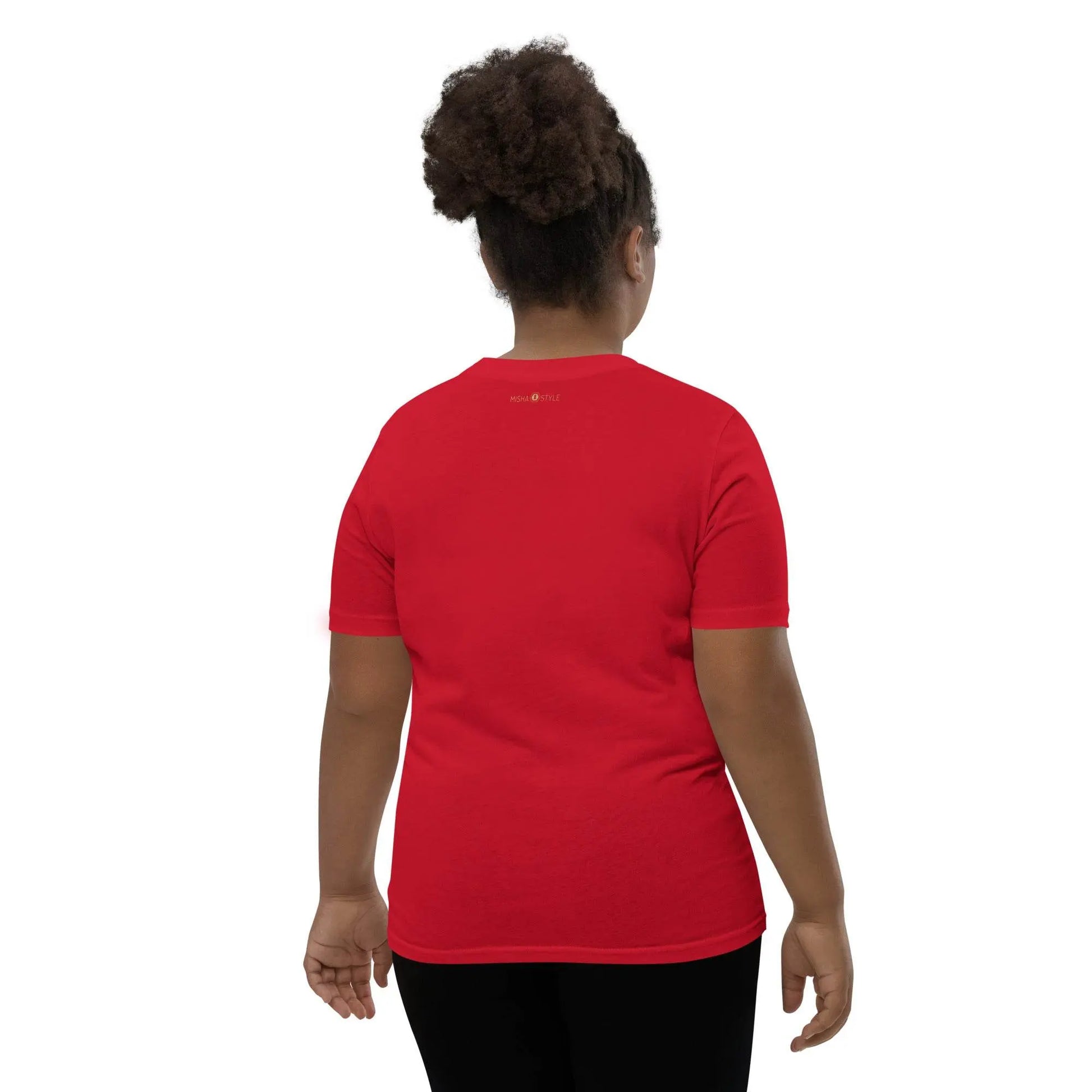 Belly Laugh Youth Short Sleeve Three Red T-Shirt - IVORYNN