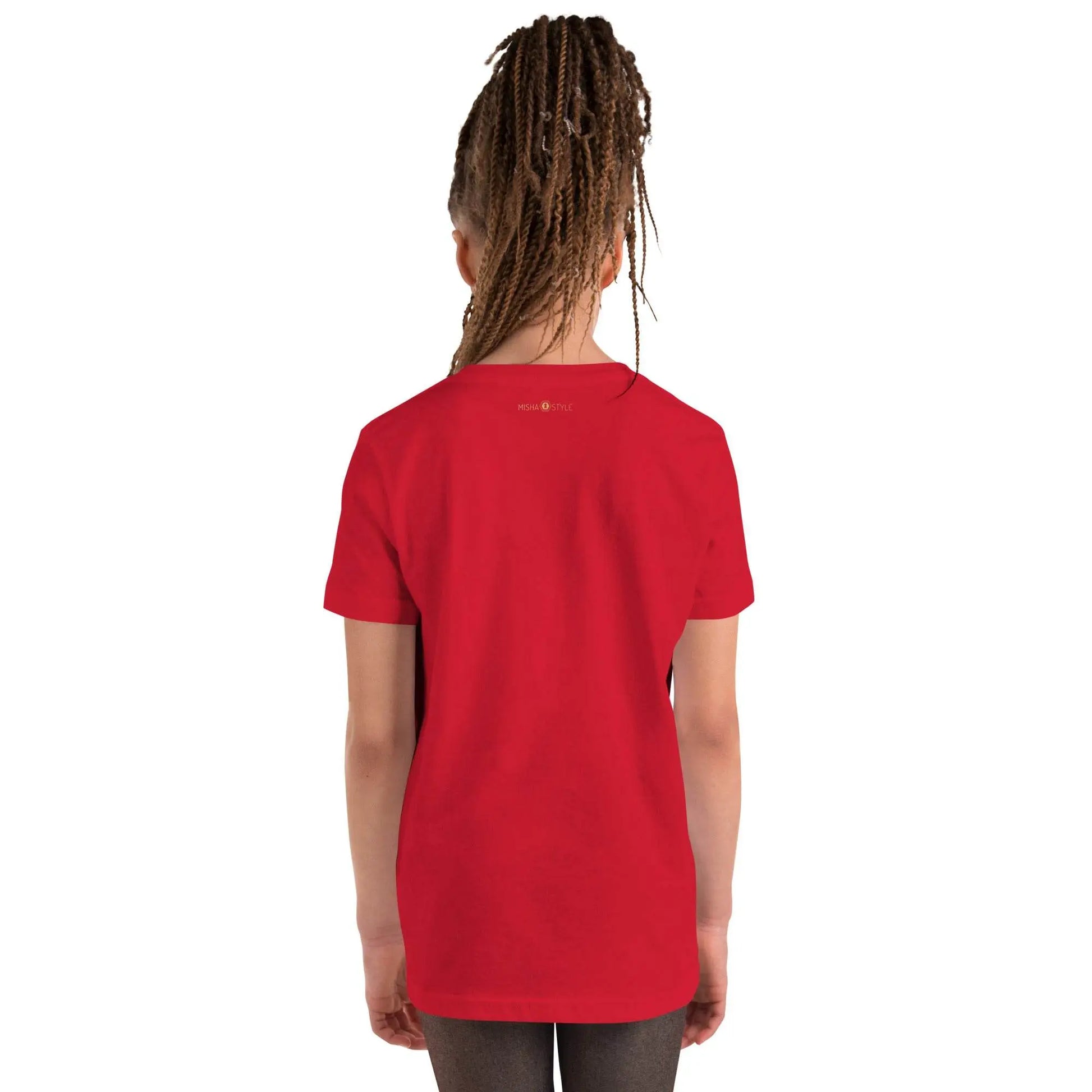 Belly Laugh Youth Short Sleeve Three Red T-Shirt - IVORYNN
