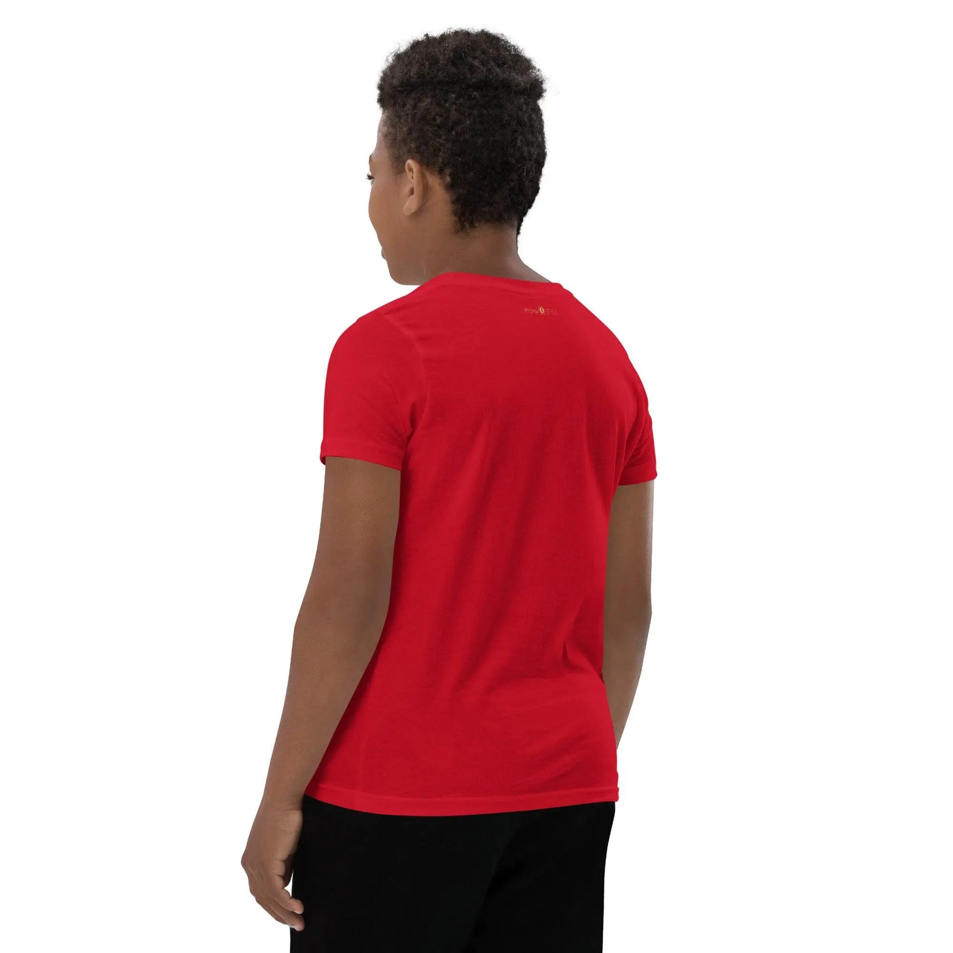 Belly Laugh Youth Short Sleeve Three Red T-Shirt - IVORYNN