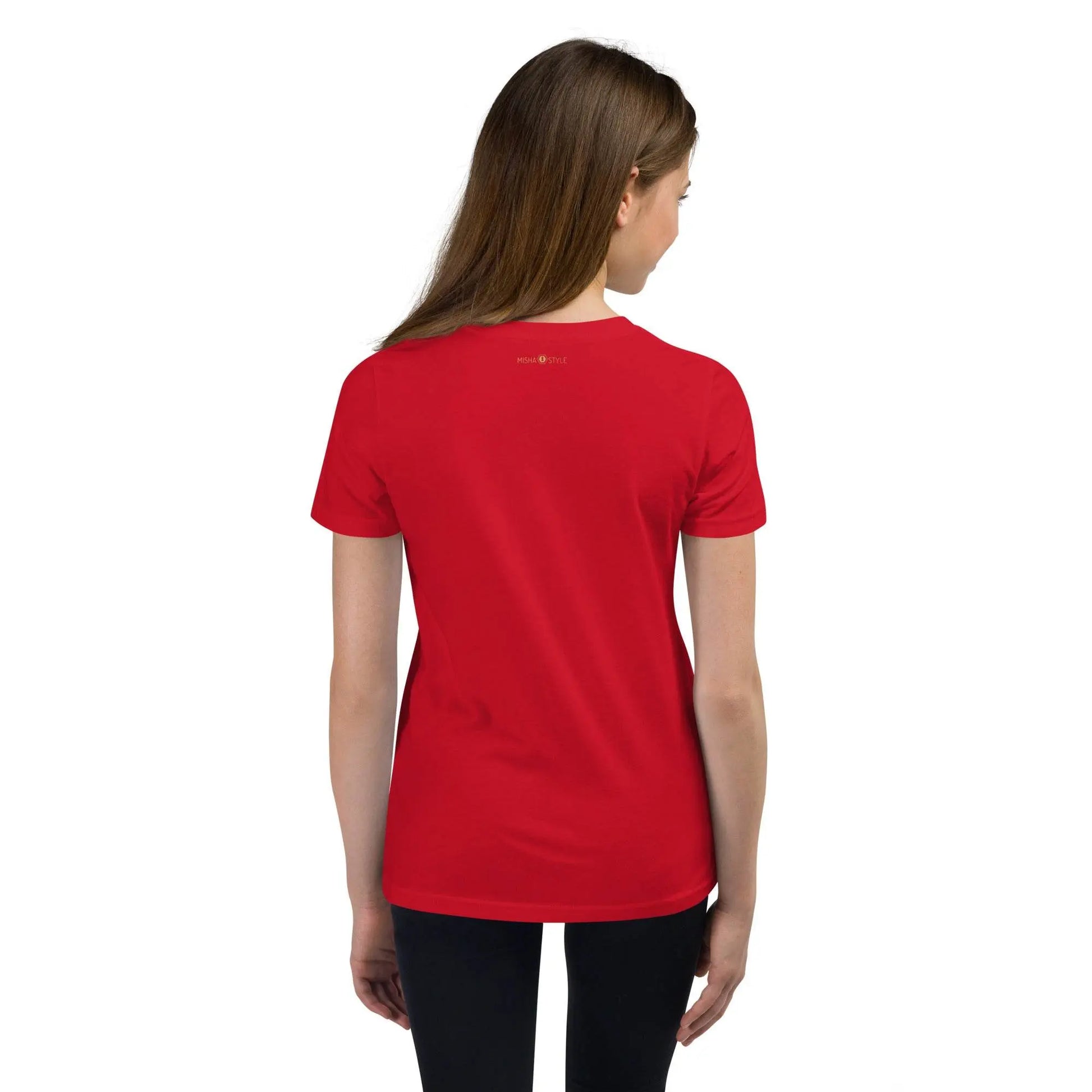 Belly Laugh Youth Short Sleeve Three Red T-Shirt - IVORYNN