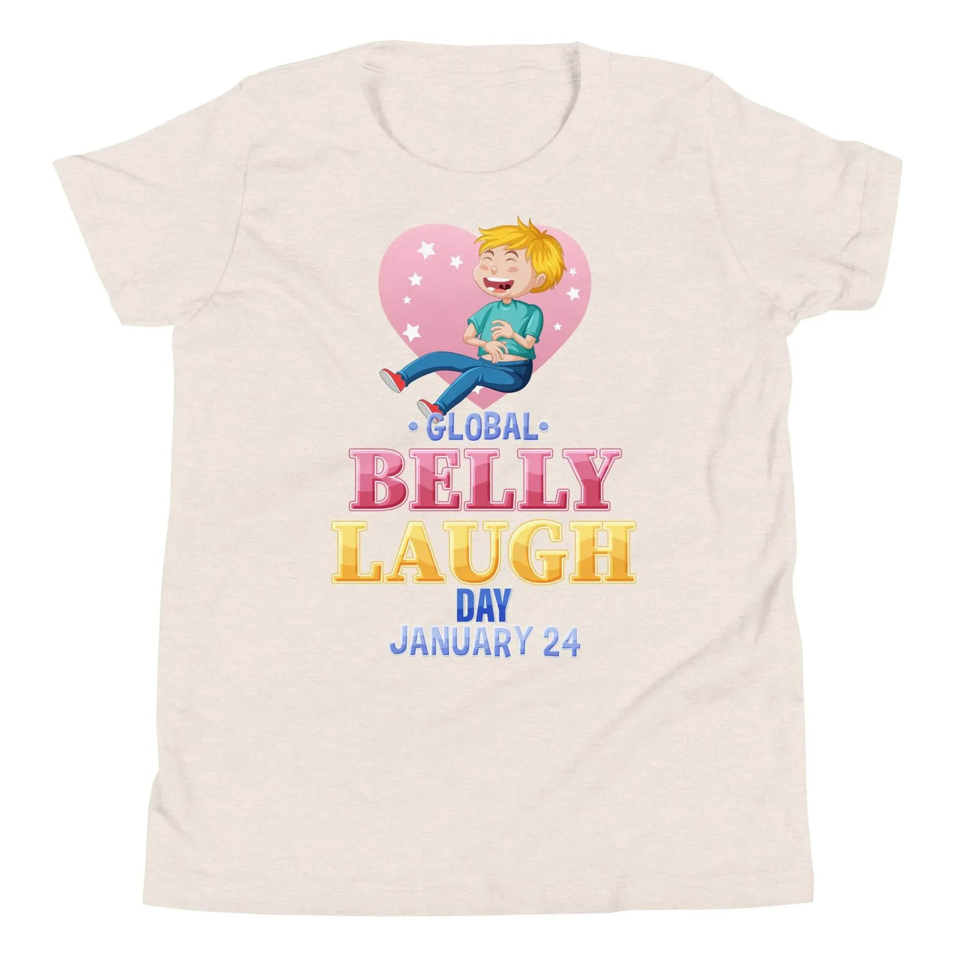 Belly Laugh Youth Short Sleeve Yellow's T-Shirt - IVORYNN