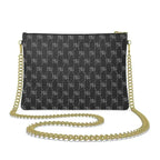 Black Nappa Leather Gold Chain NN Crossbody Bag - IVORYNN