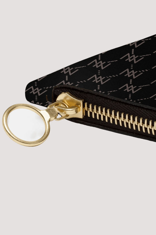 Black Nappa Leather NN Leather Clutch - IVORYNN