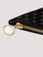 Black Nappa Leather NN Leather Clutch - IVORYNN