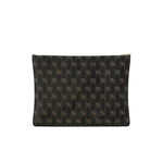 Black Nappa Leather NN Leather Clutch - IVORYNN