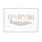 Black Nappa Leather Silver Chain NN Crossbody Bag - IVORYNN