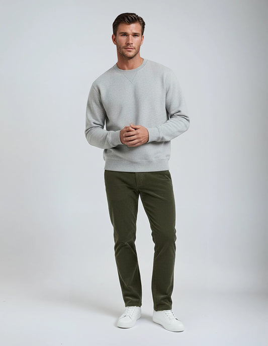Soft Stretch Classic Hunting Green Corduroy Pants
