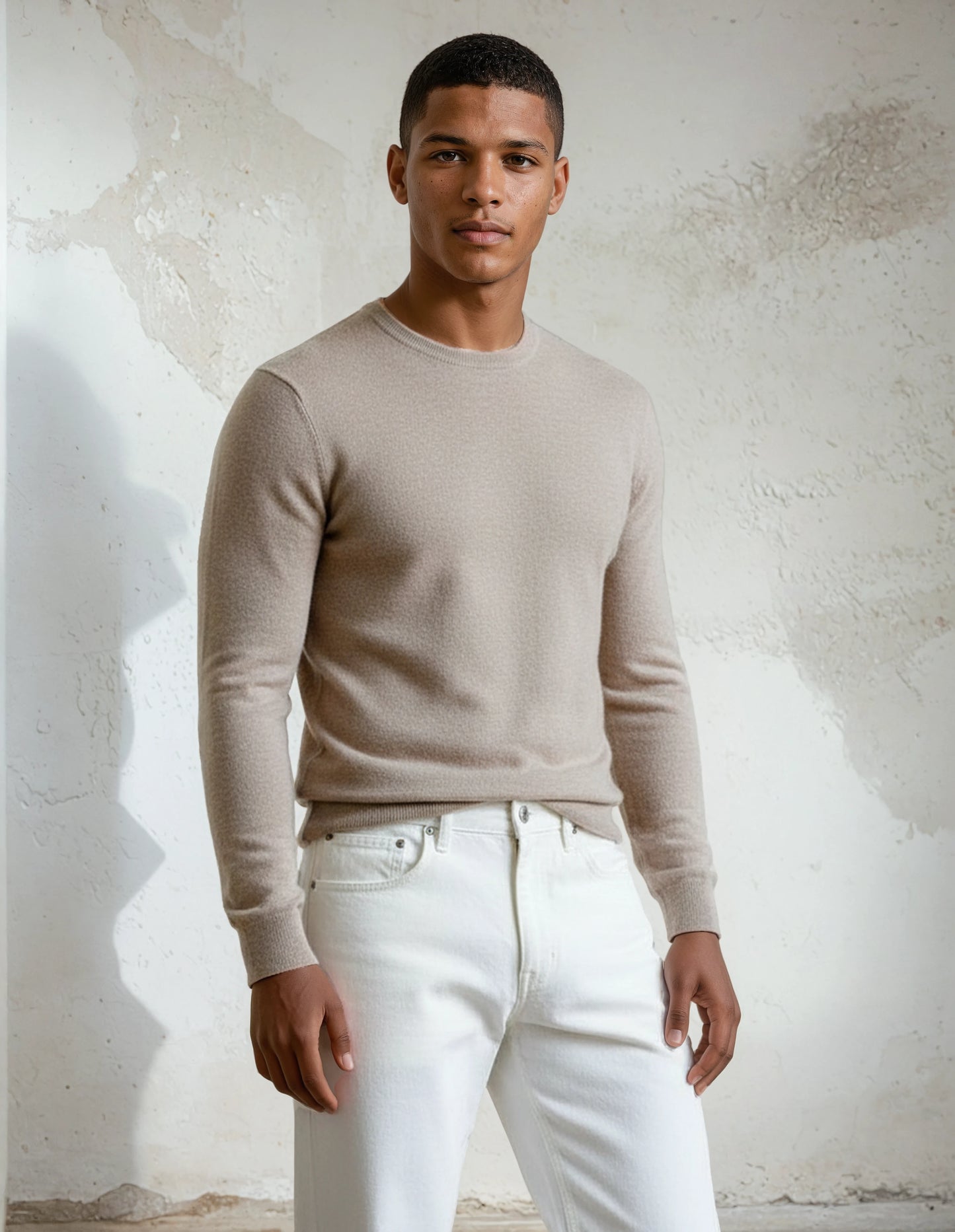 Premium Extra Fine Merino Wool Barley Sweater