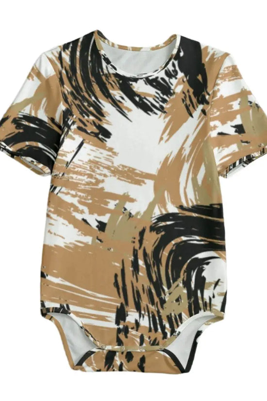 Brown Flavor Baby Bodysuits - IVORYNN