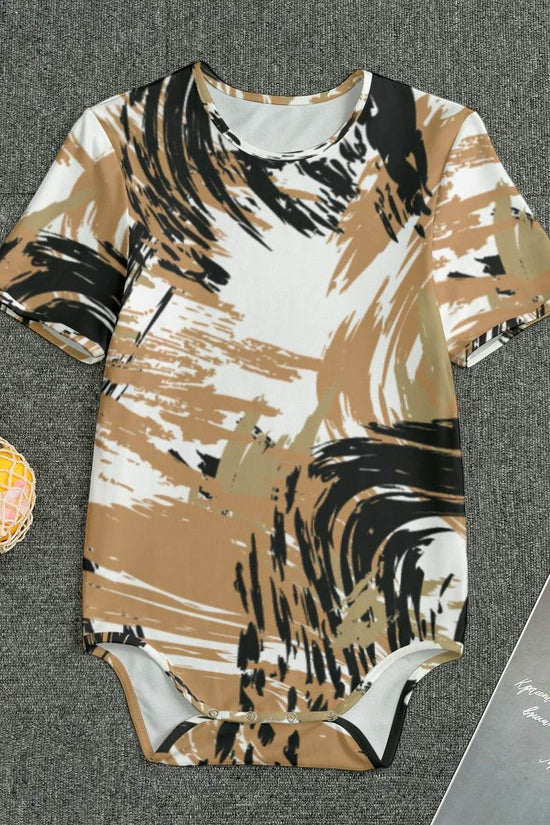 Brown Flavor Baby Bodysuits - IVORYNN