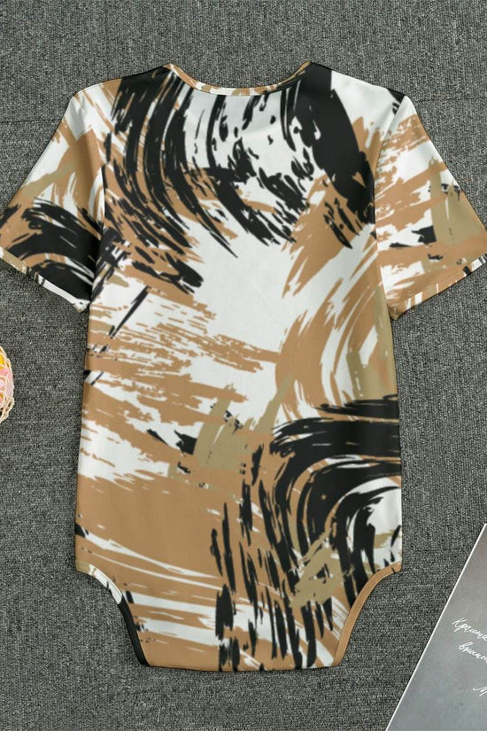 Brown Flavor Baby Bodysuits - IVORYNN