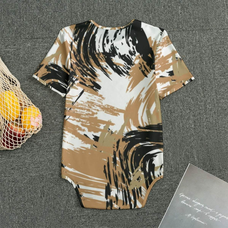 Brown Flavor Baby Bodysuits - IVORYNN