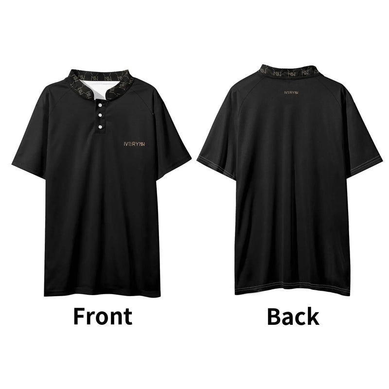 Button Up Golf Tennis Casual Business Polo Shirts - IVORYNN