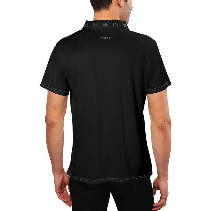 Button Up Golf Tennis Casual Business Polo Shirts - IVORYNN