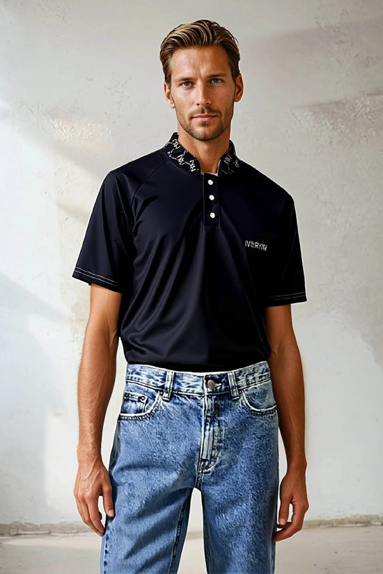 Button Up Golf Tennis Casual Business Polo Shirts - IVORYNN