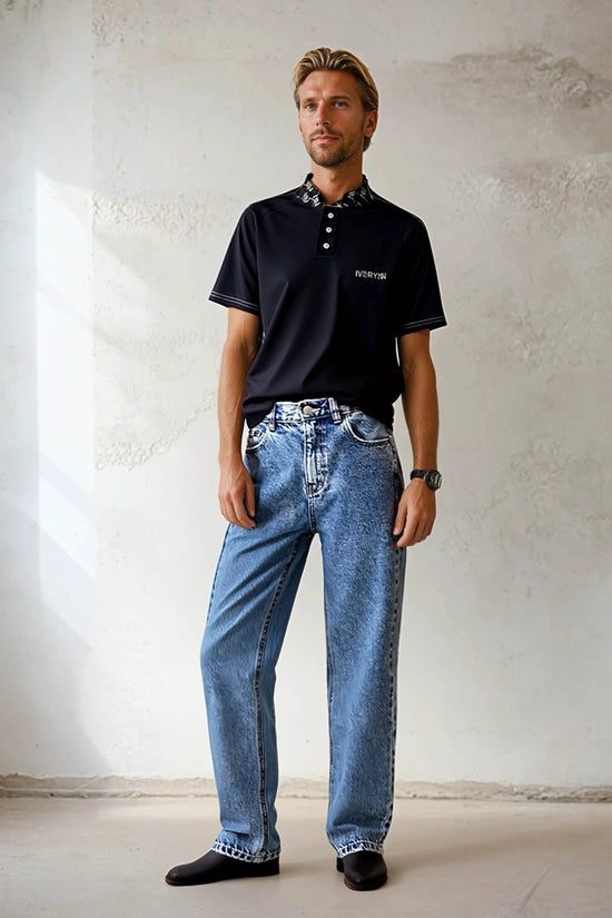 Button Up Golf Tennis Casual Business Polo Shirts - IVORYNN