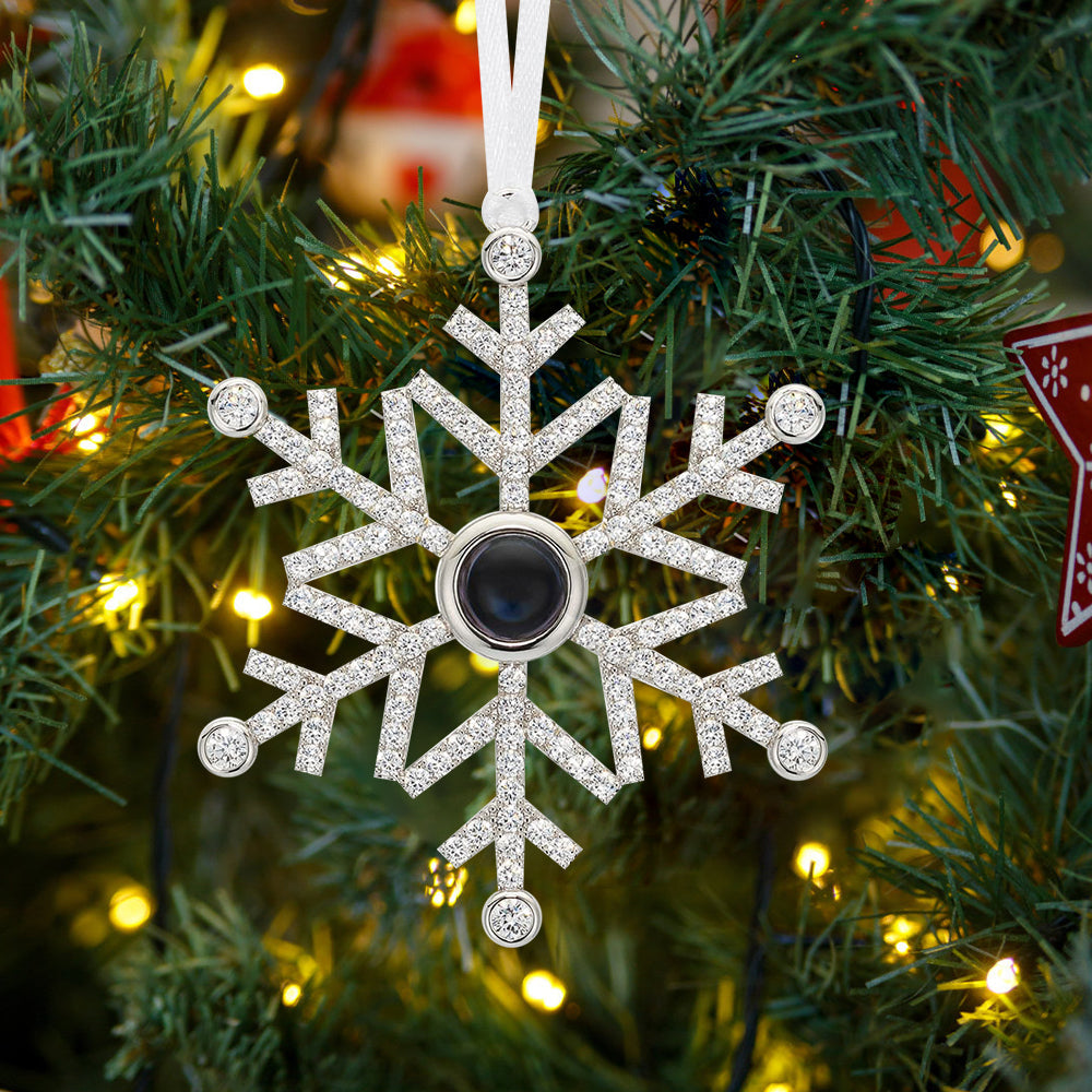 Personalized Snowflake Christmas Ornament