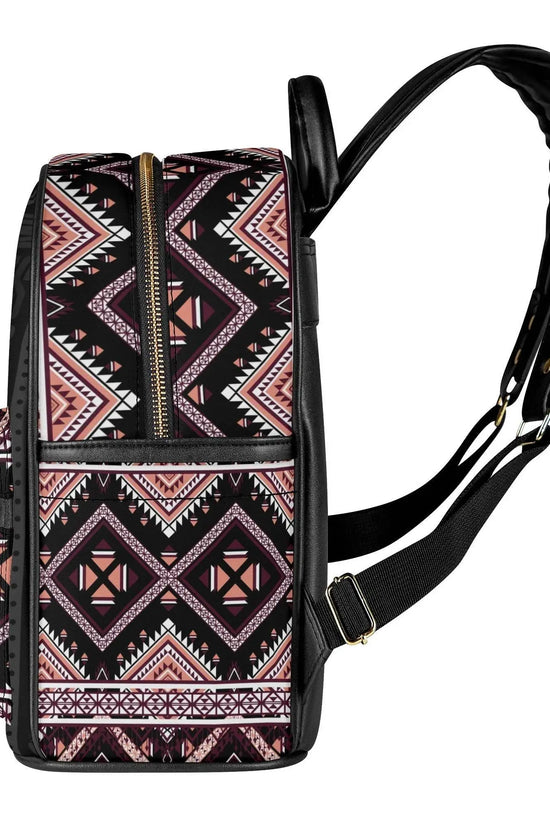 COCBC PU Luxury Black Leather Backpack - IVORYNN