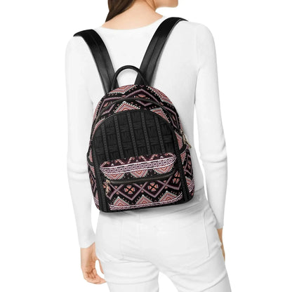 COCBC PU Luxury Black Leather Backpack - IVORYNN