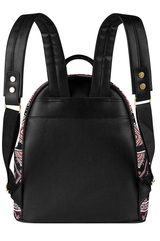COCBC PU Luxury Black Leather Backpack - IVORYNN