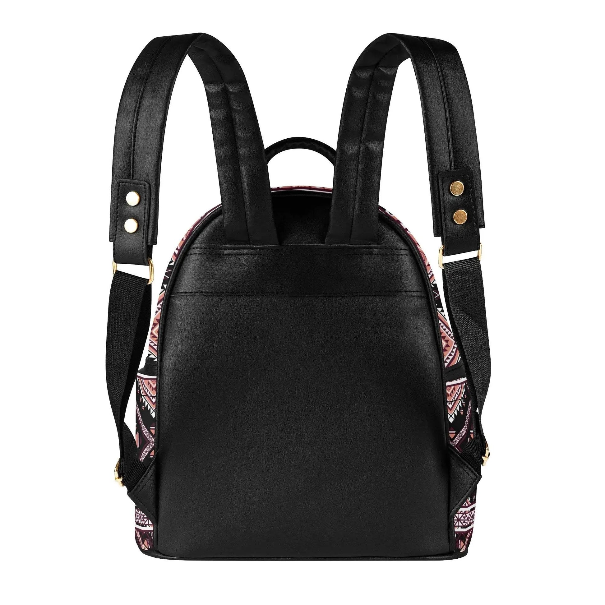 COCBC PU Luxury Black Leather Backpack - IVORYNN