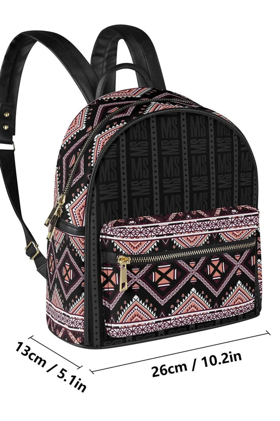 COCBC PU Luxury Black Leather Backpack - IVORYNN