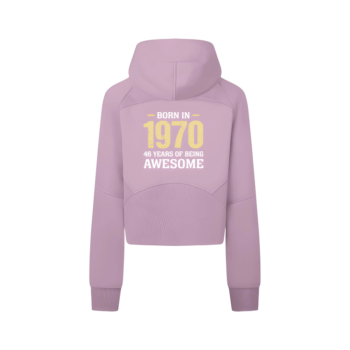 COWT Cropped Zip-Through Pink Sweatshirt - IVORYNN