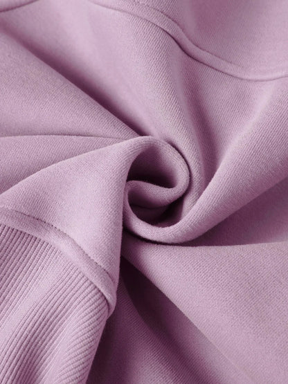 COWT Cropped Zip-Through Pink Sweatshirt - IVORYNN