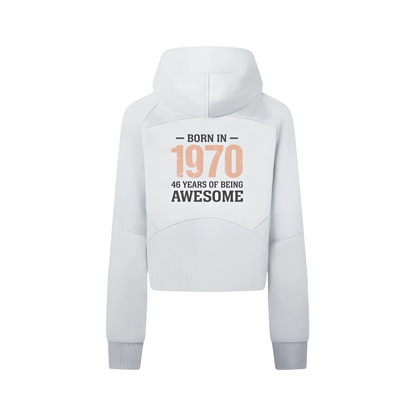 COWT Cropped Zip-Through Sweatshirt - IVORYNN